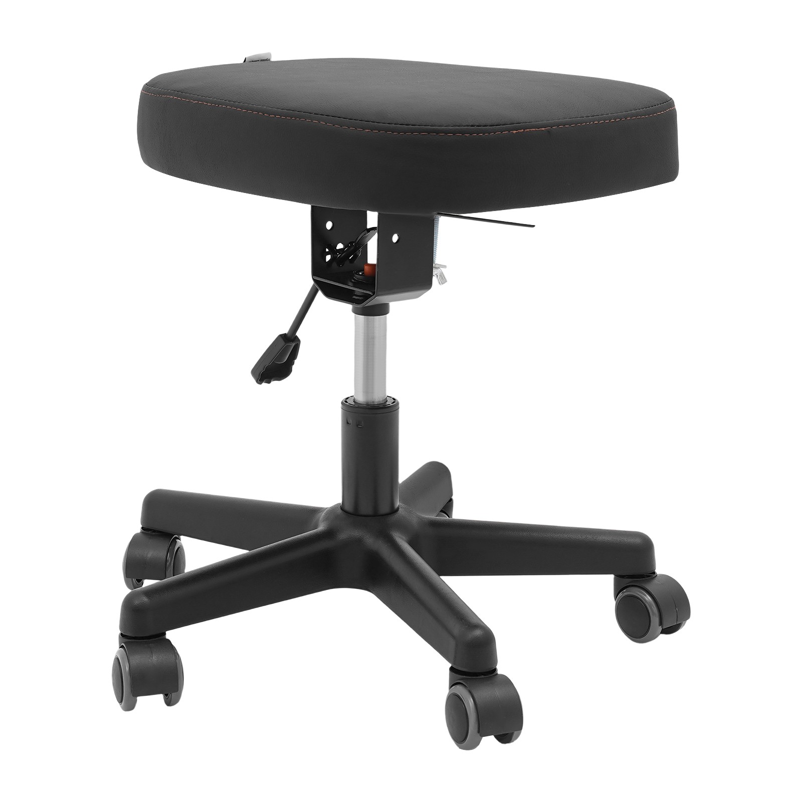 Adjustable Height And Tilt Angle Footrest Stool Ergonomic Foot Stool With Wheels