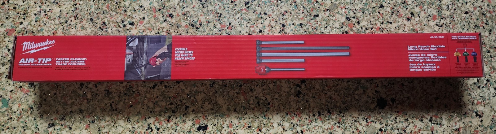 Milwaukee 49-90-2037 AIR-TIP Long Reach Flexible Micro Hose Set