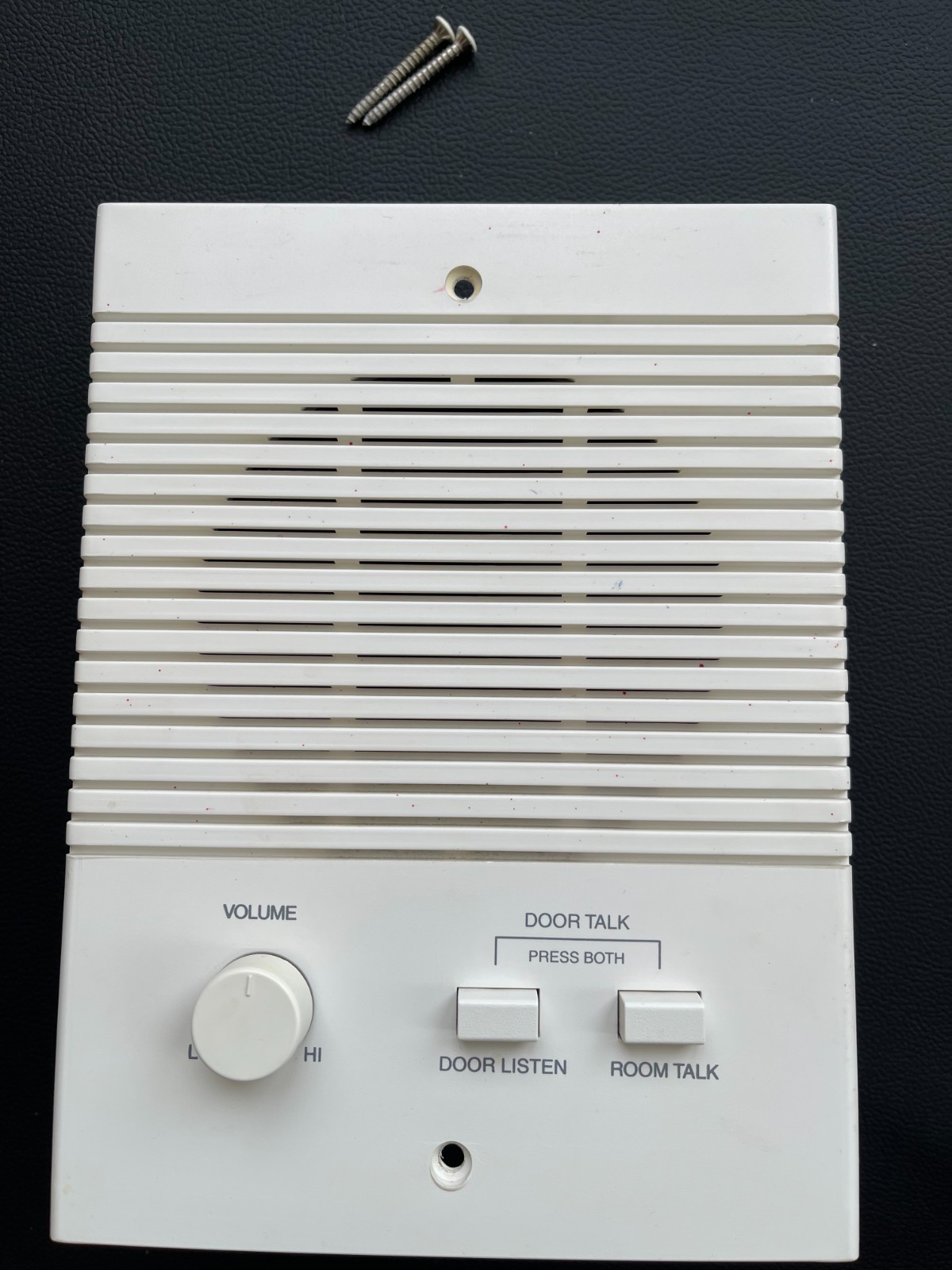 M&S  Model N35 White Intercom Speaker