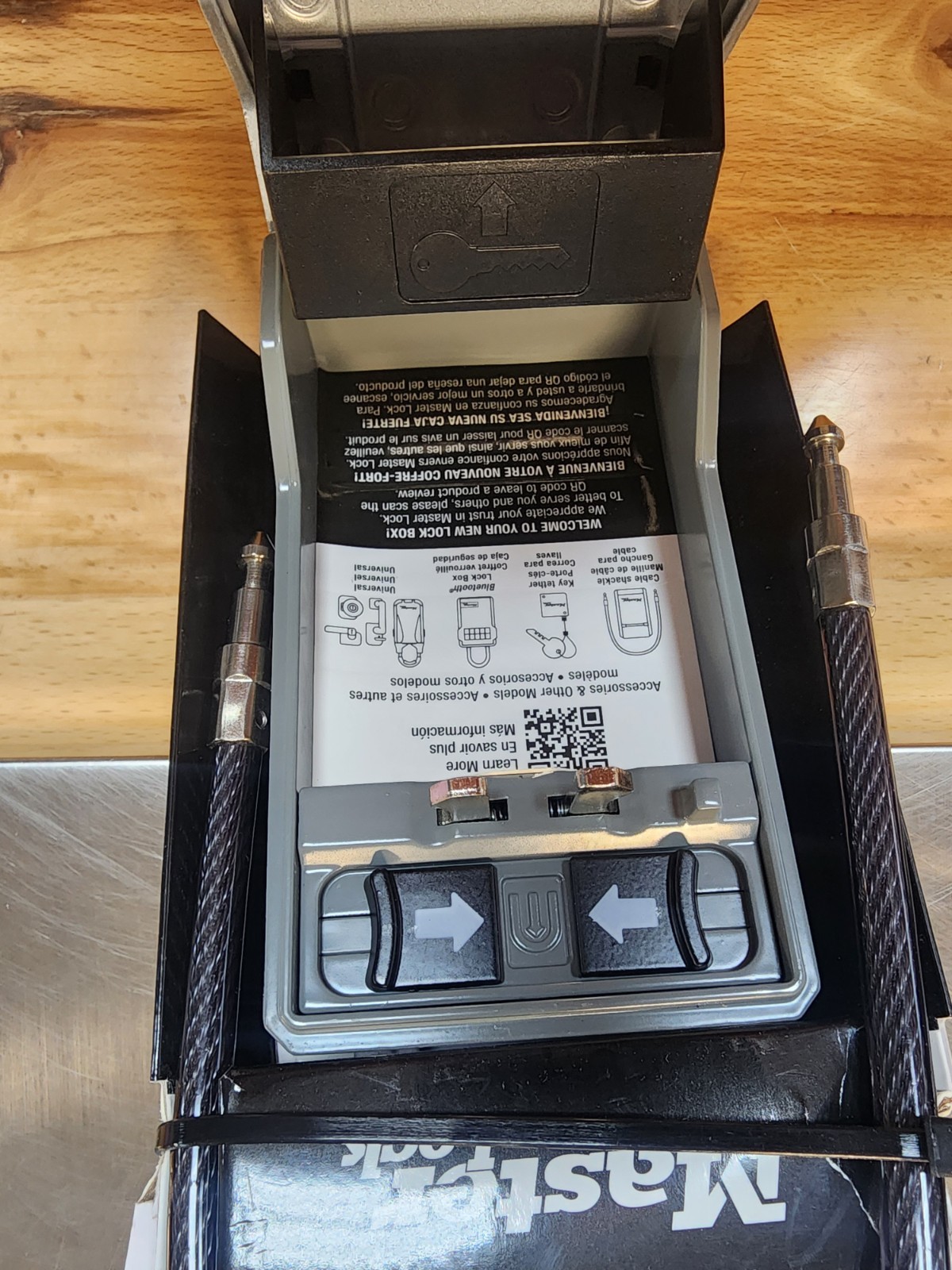**NEW** Master Lock 5482D Portable Cable Lock Box (P67287)