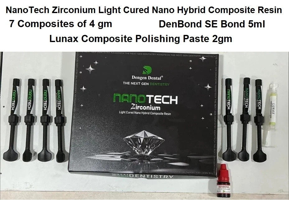 NANOTECH ZIRCONIUM LC Reinforced Nano Hybrid 7 Composite & Bonding Restorative