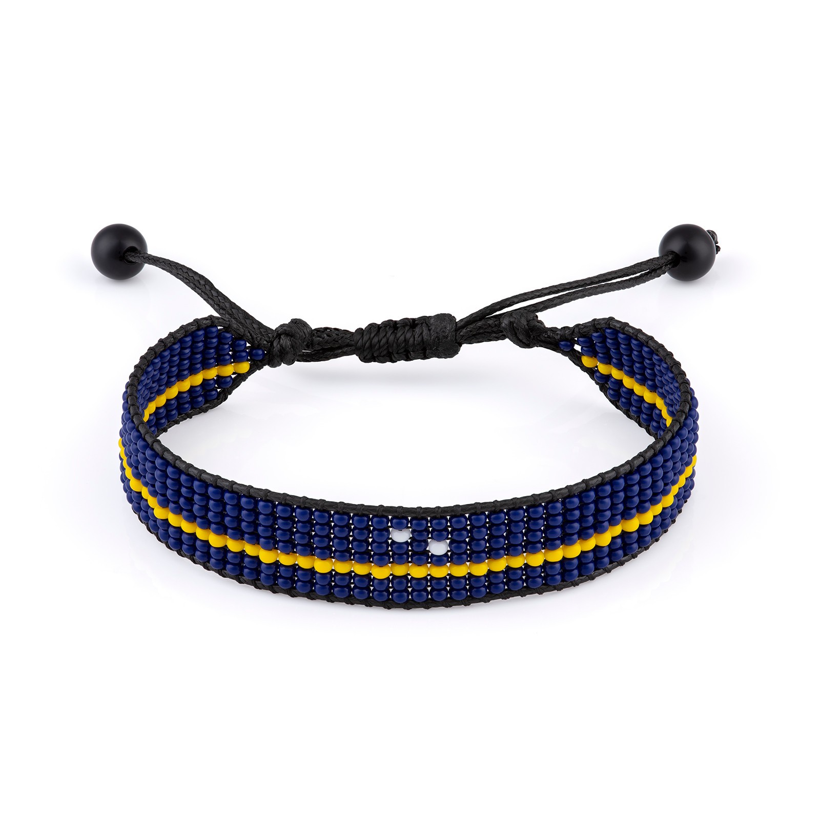 Curaçao Flag Bracelet: Adjustable, Boho Style Rope Bracelet Gift for Women &Men.