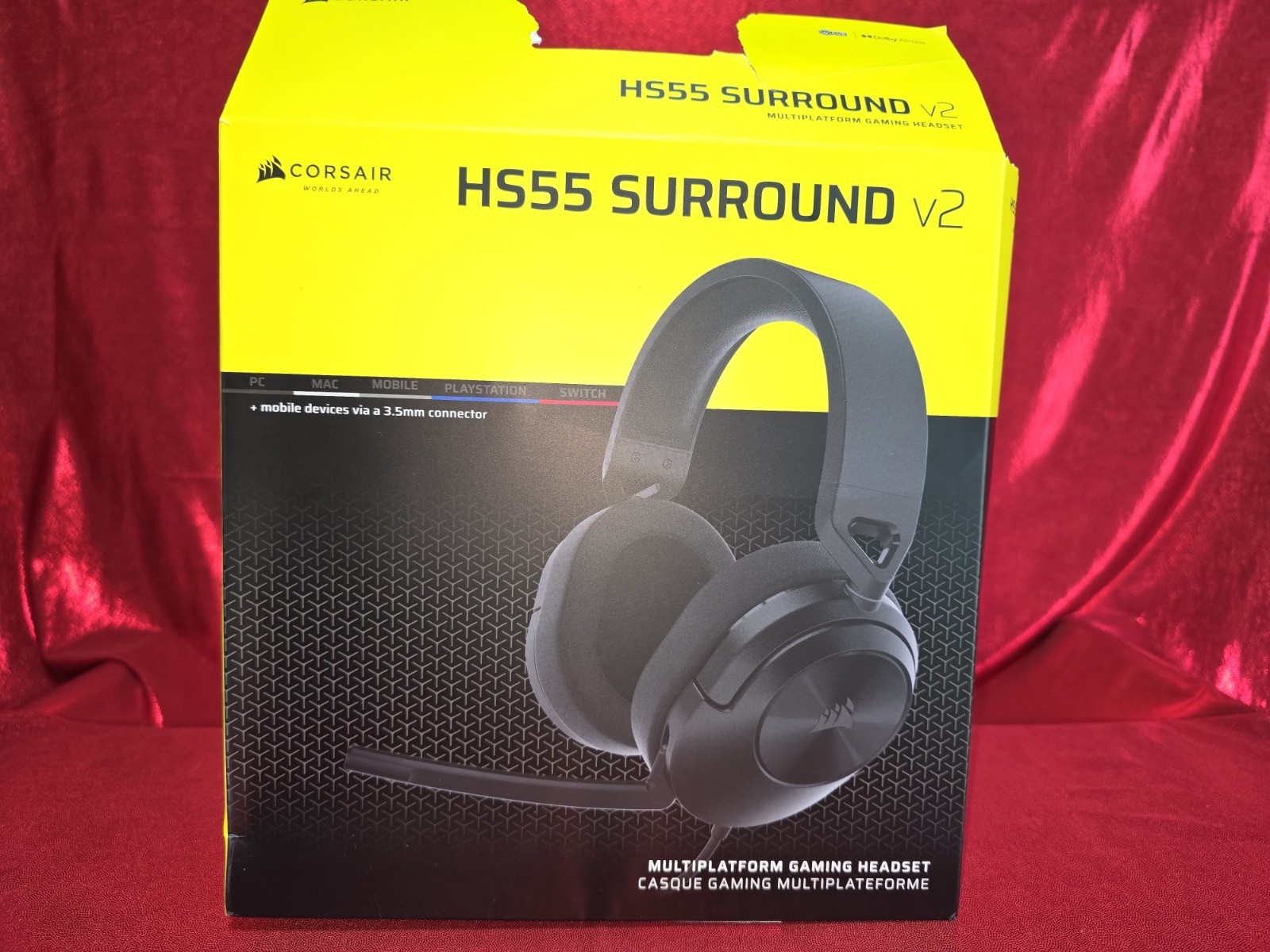 CORSAIR HS55 SURROUND V2 Multiflatform Gaming Headset