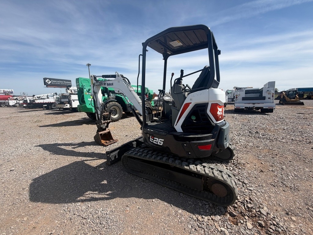 2022 Bobcat E26 Mini Excavator Track Hoe 24 Hp 5700Lbs Hyd Thumb