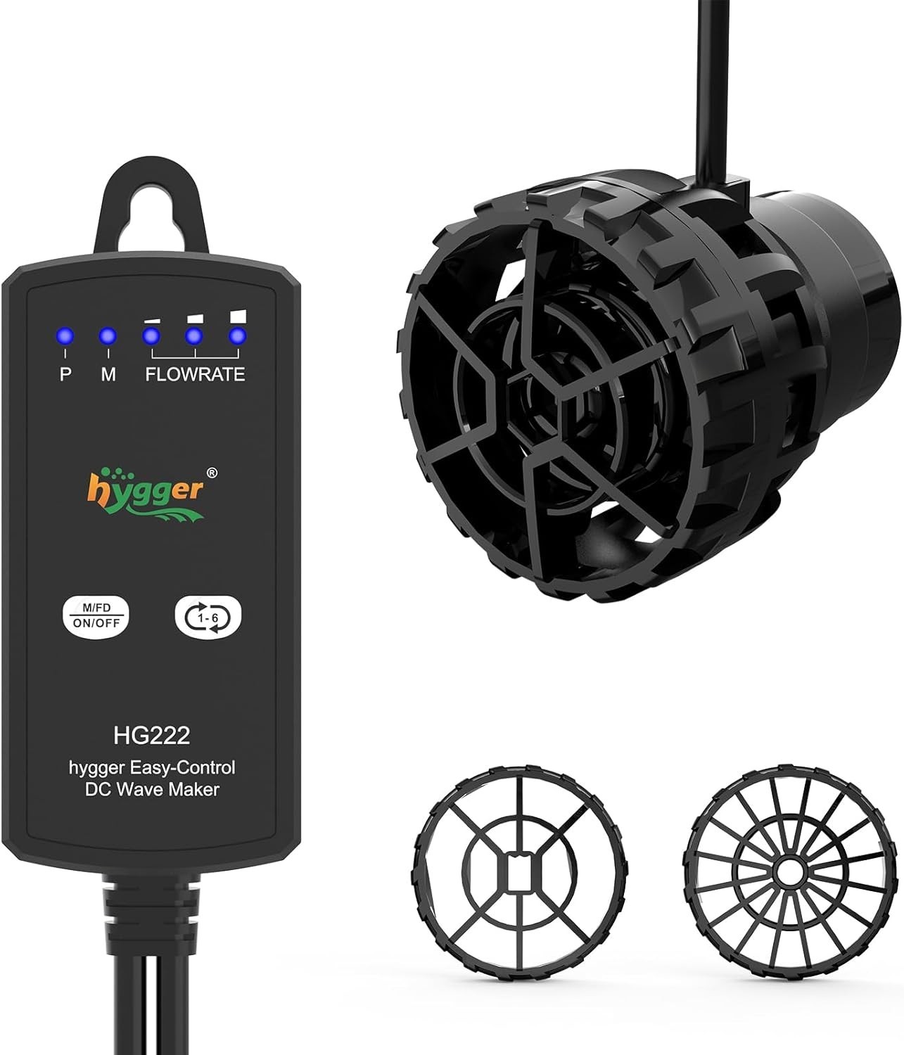 Aquarium Wave Maker 660 GPH for 5-10 Gallon Tanks - Silent & Efficient