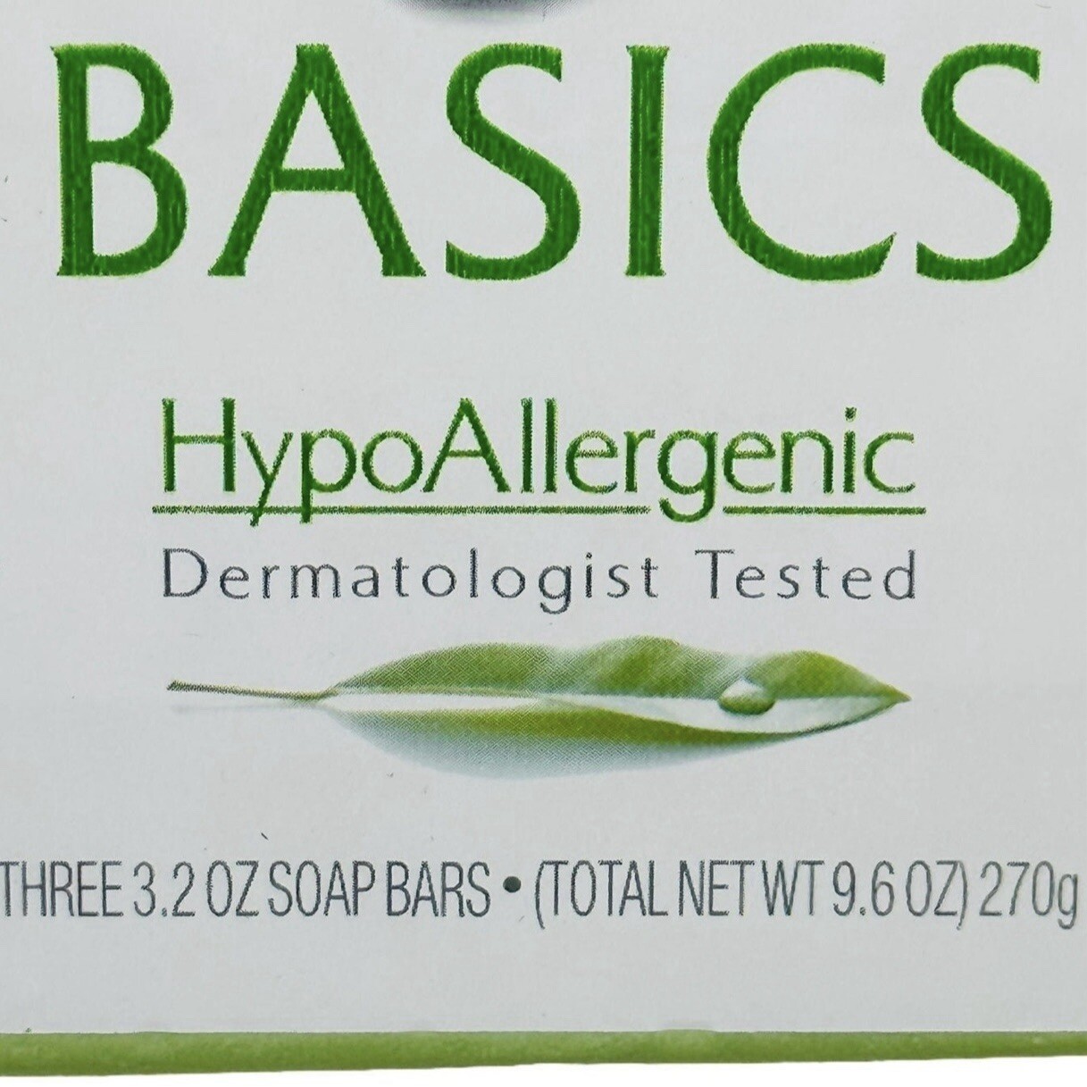 Dial Basics Hypoallergenic Bar Soap, 3.2 oz, 3 Pack, NEW