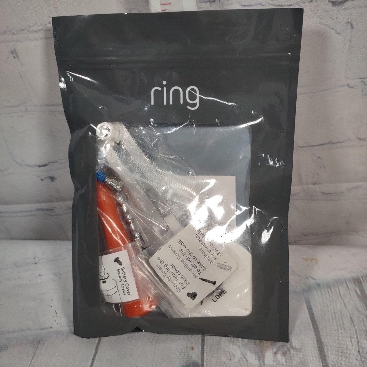 OEM Ring Mount Installation Kit for Stick Up Camera - US White