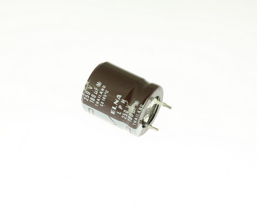 (20pcs) 180uF 250V Snap In Mount Electrolytic Capacitor 105C LPH-250V181M