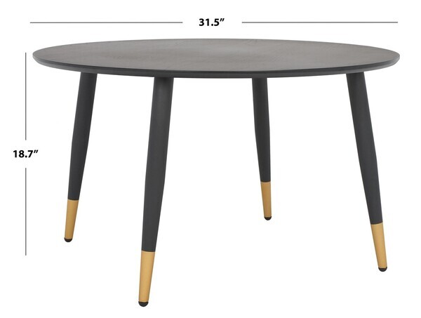 Safavieh BECK ROUND COFFEE TABLE, Reduced Price 2172729865 COF5801A
