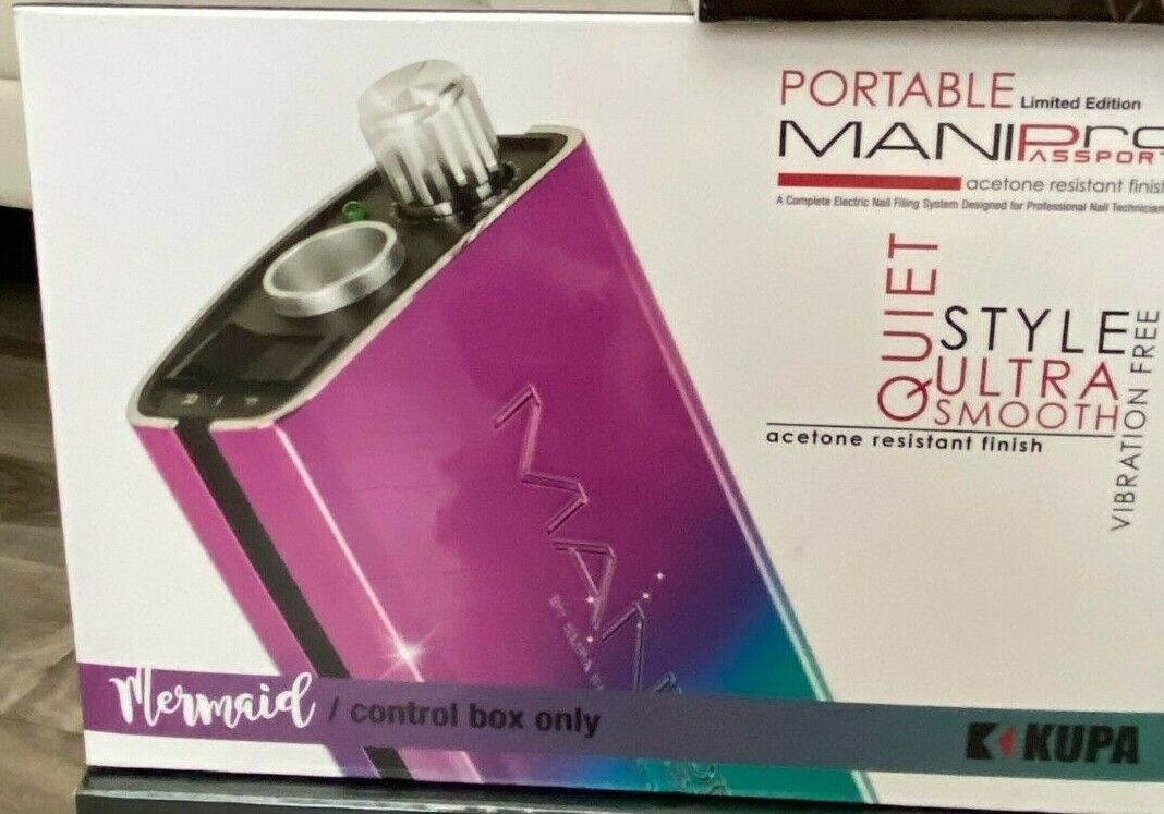 Kupa ManiPro Passport Portable Control Box Only Color Mermaid Ombre NIB 2023