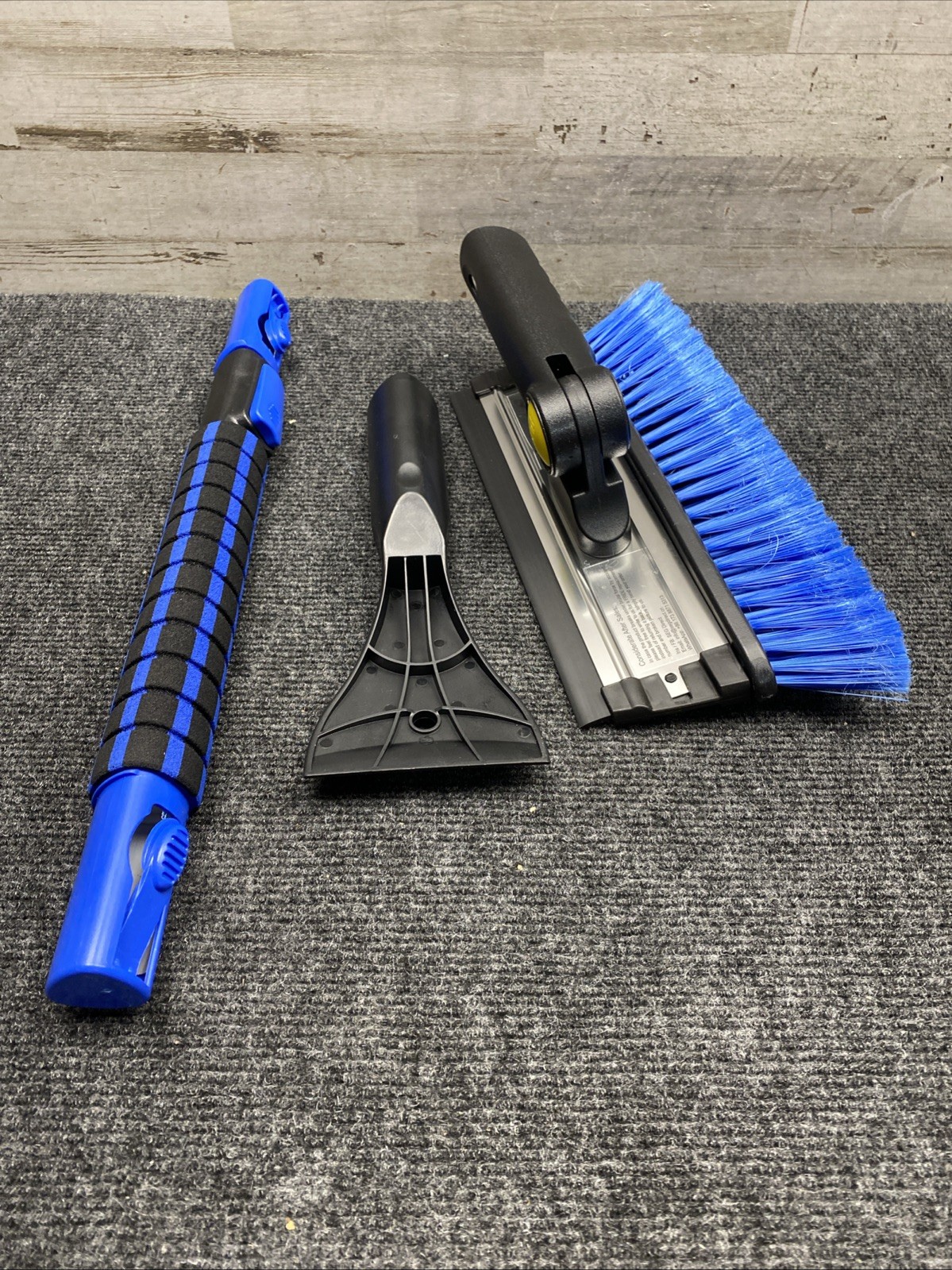 SEG Direct 39" Snow Brush with Squeegee Ice Scraper Telescoping SECYXS01