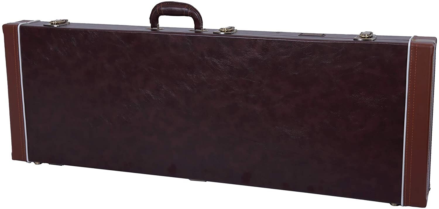 Crossrock Strat Guitar Hard Case for Fender Telecaster & Stratocaster Guitar