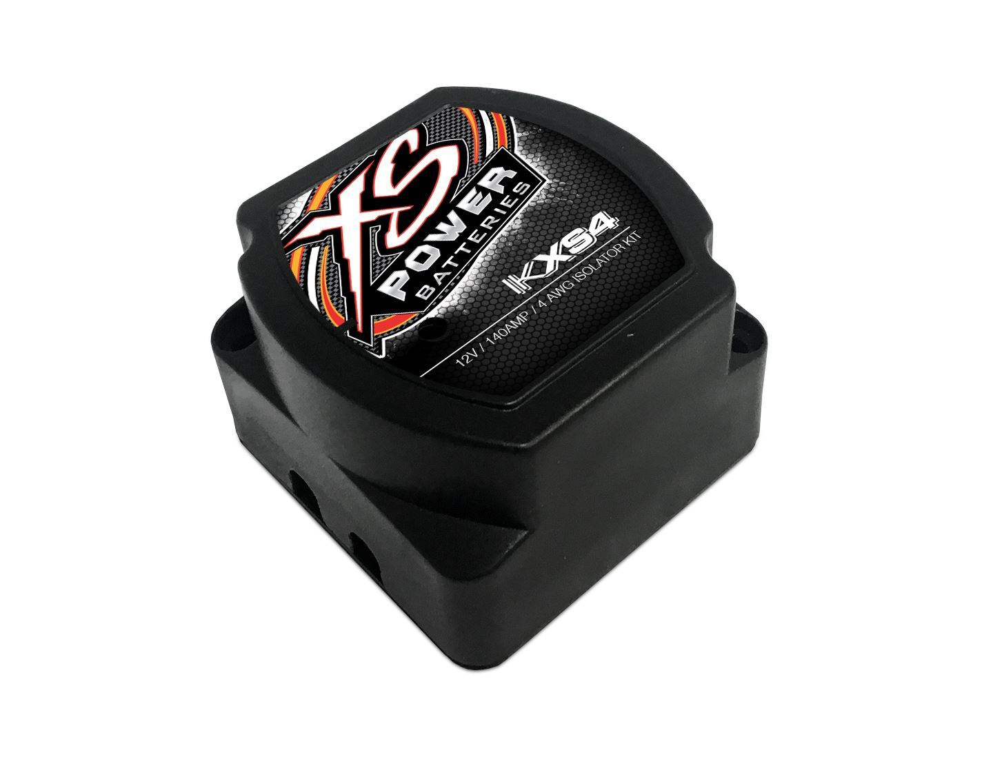 XS Power IKXS4 Isolator Kit, 140A, XS Flex 4 AWG Red Power Black Ground Terminal