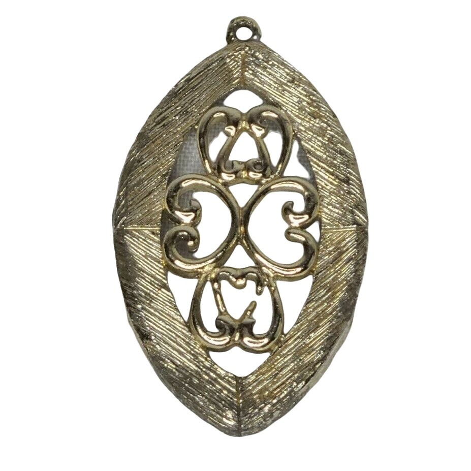 Vintage Necklace Pendant Setting Jewelry Making Repair Hearts Spirals Swirls