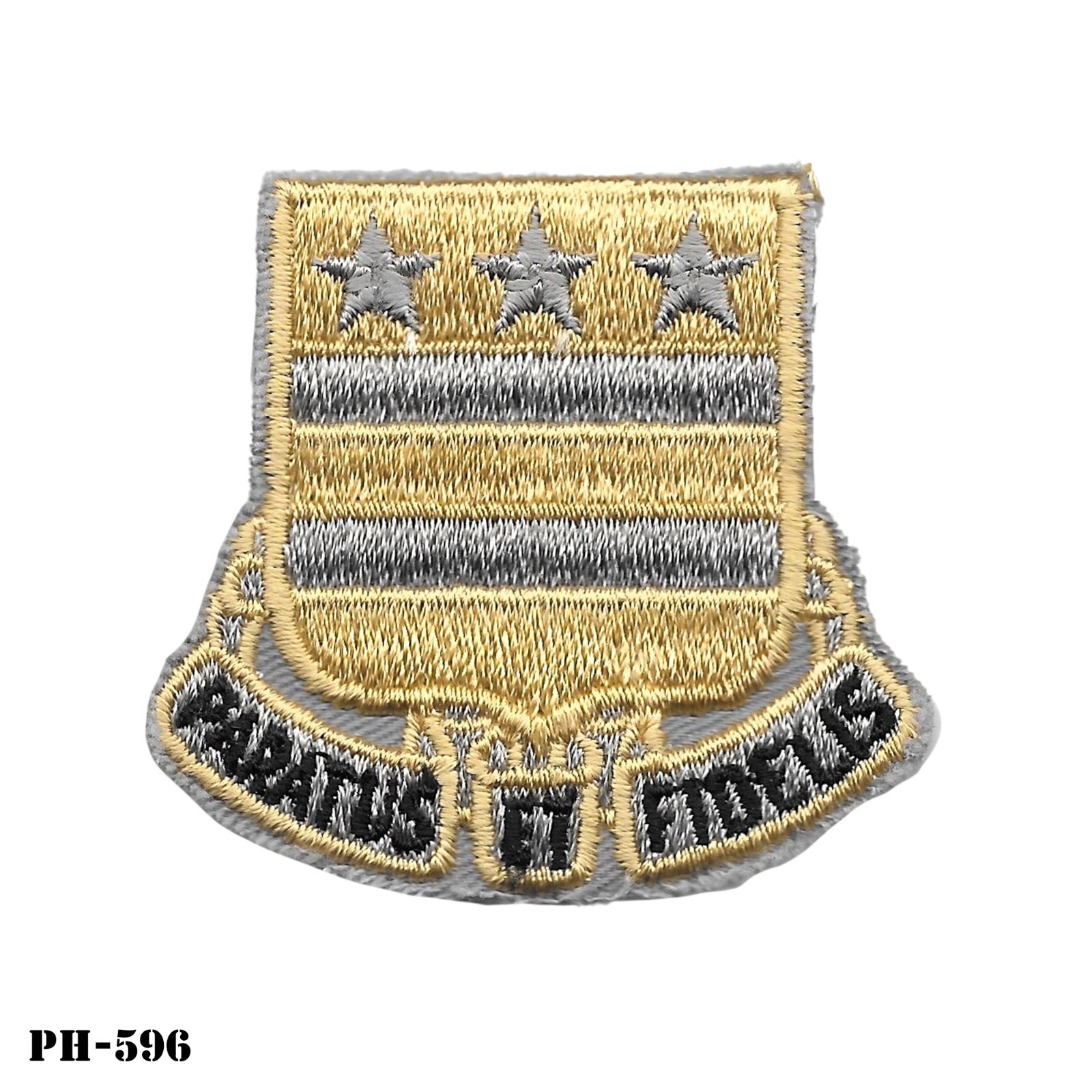 258th Artillery Unit Crest Patch "Paratus Et Fidelis" ~ US Army ~ New
