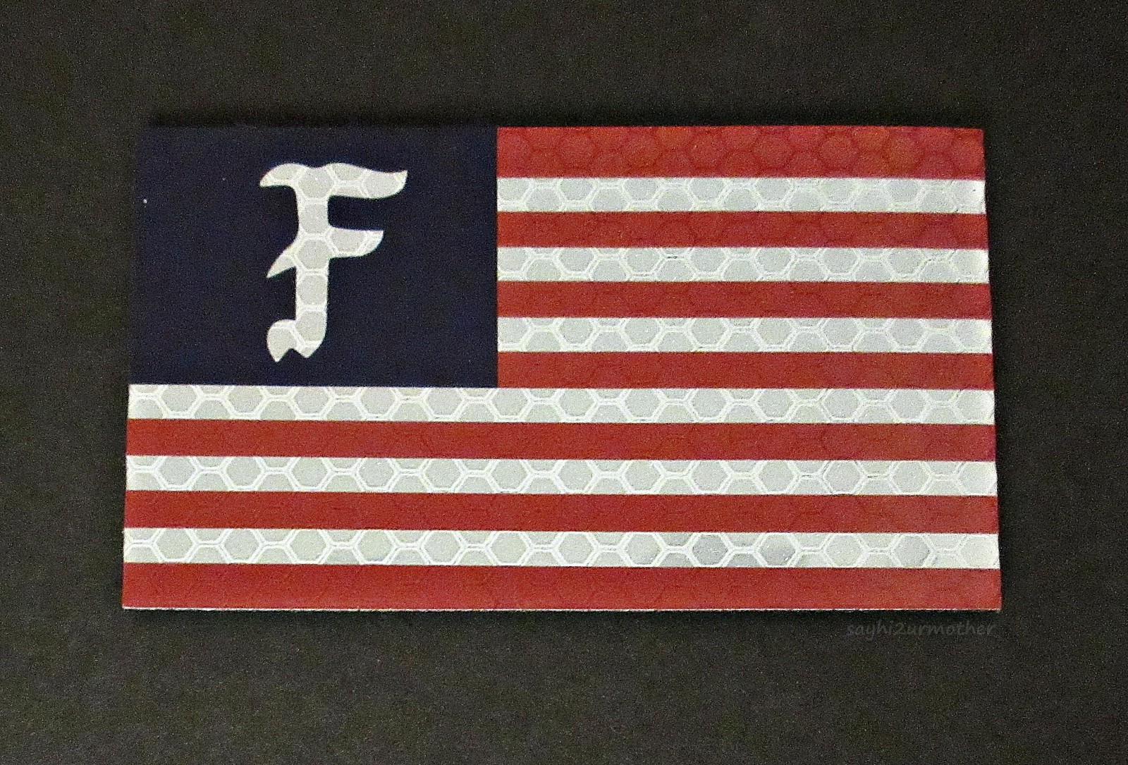 AUTHENTIC FORWARD OBSERVATIONS GROUP FOG IR AMERICAN FLAG PATCH USA FULL COLOR