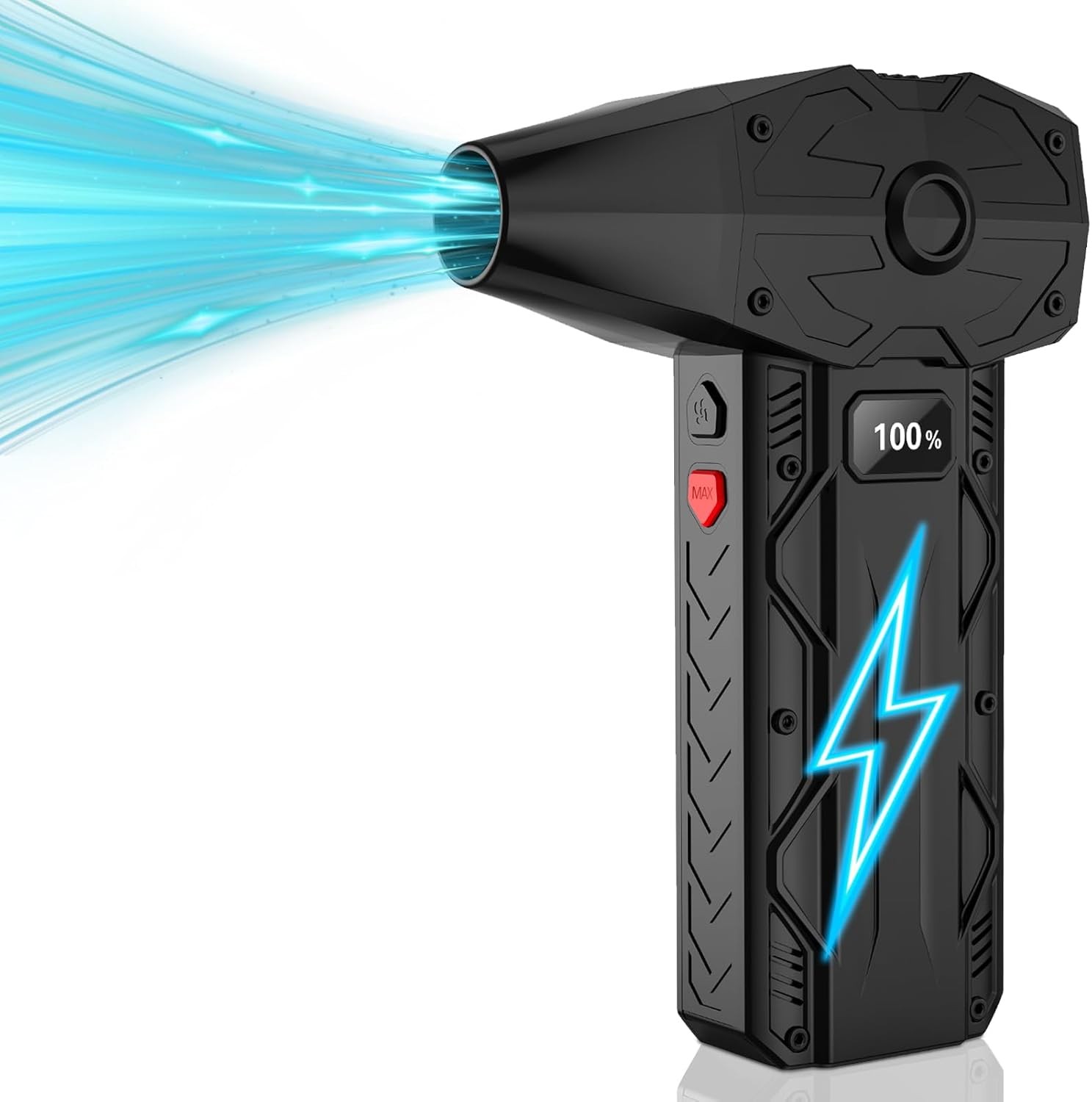 Electric 200000RPM Compressed Air Duster with Display for...