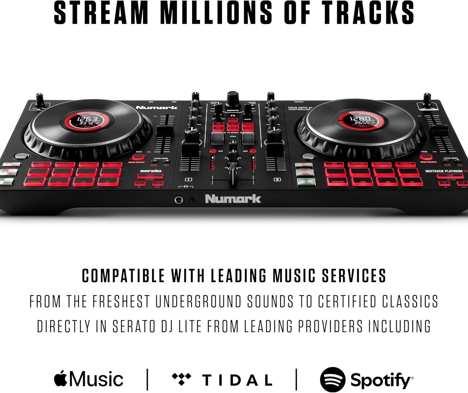Professional Serato DJ Controller - Mixtrack Platinum FX