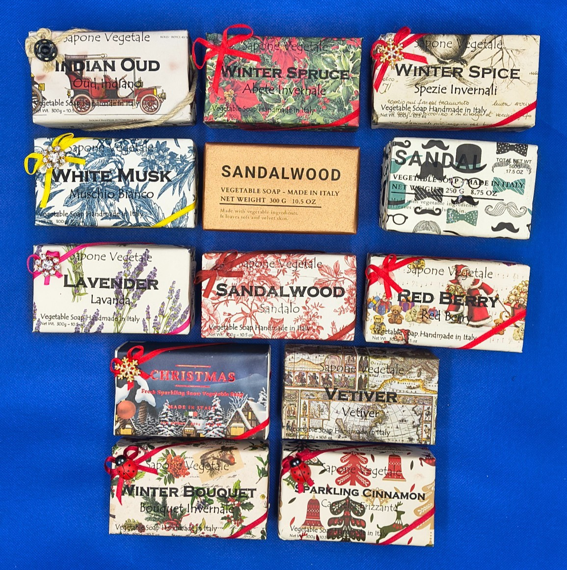 Alchimia Soap Italy Luxury Jumbo Bar Soap - YOUR CHOICE - Free Ship USA