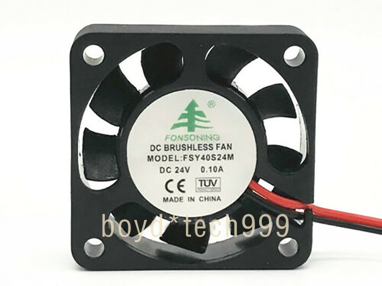 FSY40S24M FONSONING 4010 40mm x10mm Fan 24V 0.10A VGA 2Pin 4709-010