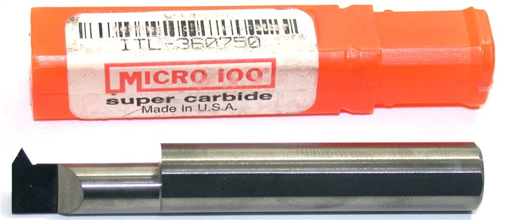 Micro 100 ITL-360750 Single Point Threading Tool Cutting 60 deg 3/8" Shank