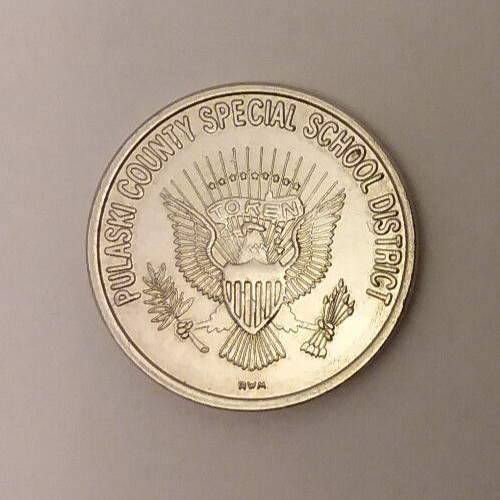 Pulaski County Special School District 225 Little Rock, AR Token 22mm