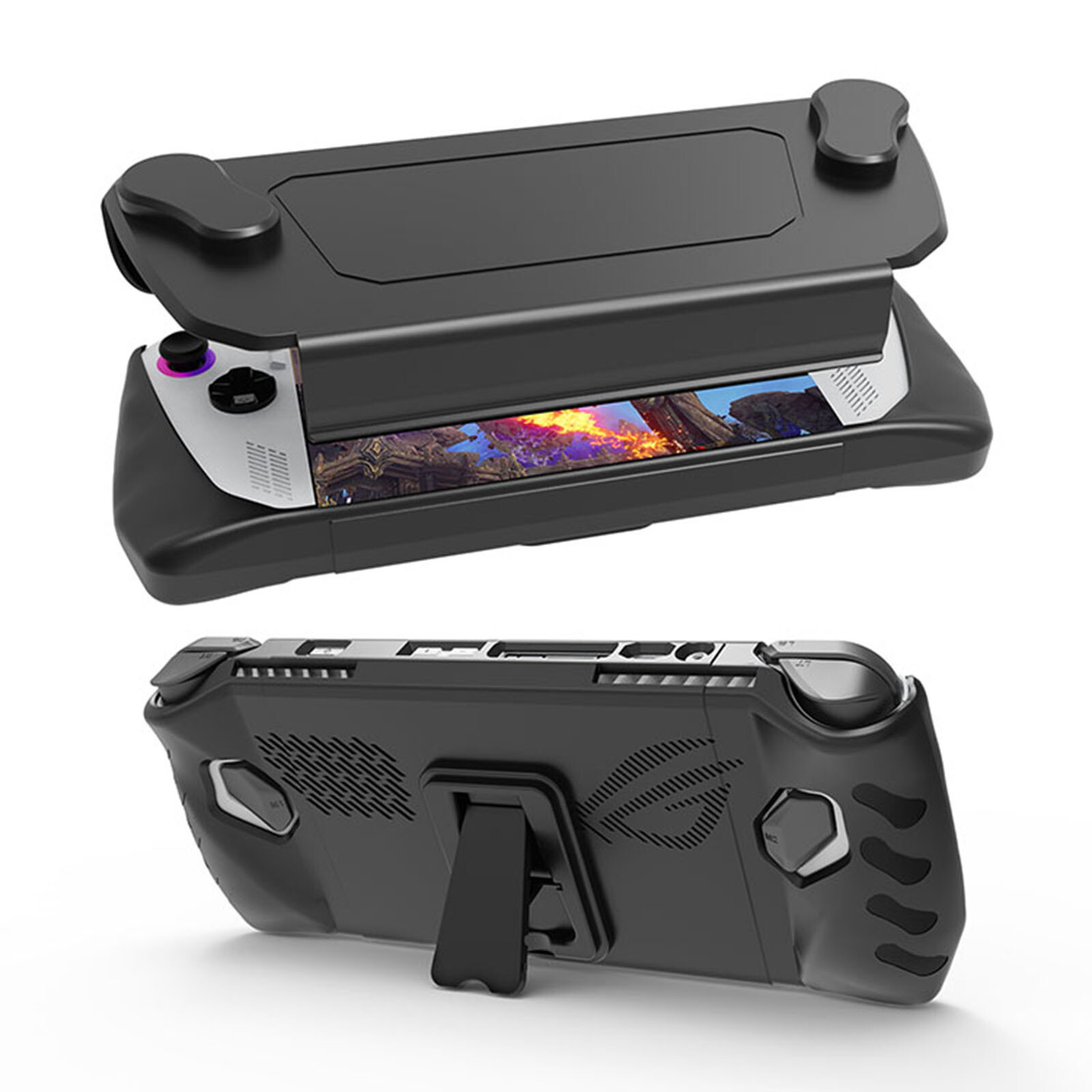 Protective Case with Detachable Front Shell and Kickstand for ROG Ally