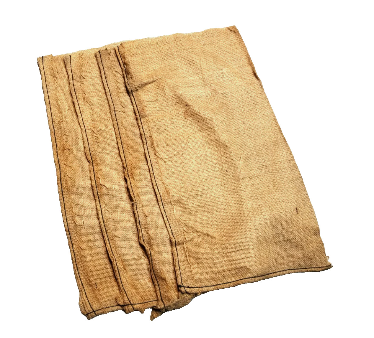 QTY (4) USGI BURLAP MILITARY SANDBAGS NEW USGI Army Sandbag 12" x 26" BROWN