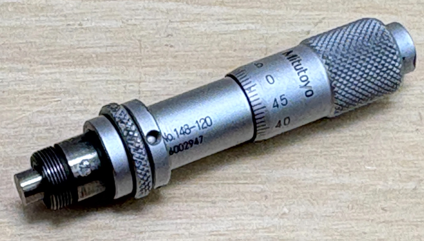 Mitutoyo 148-120 Micrometer Head, Standard Small