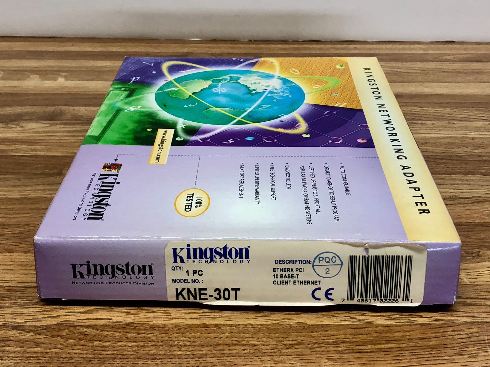 Kingston KNE30T PCI Network Card New Open Box