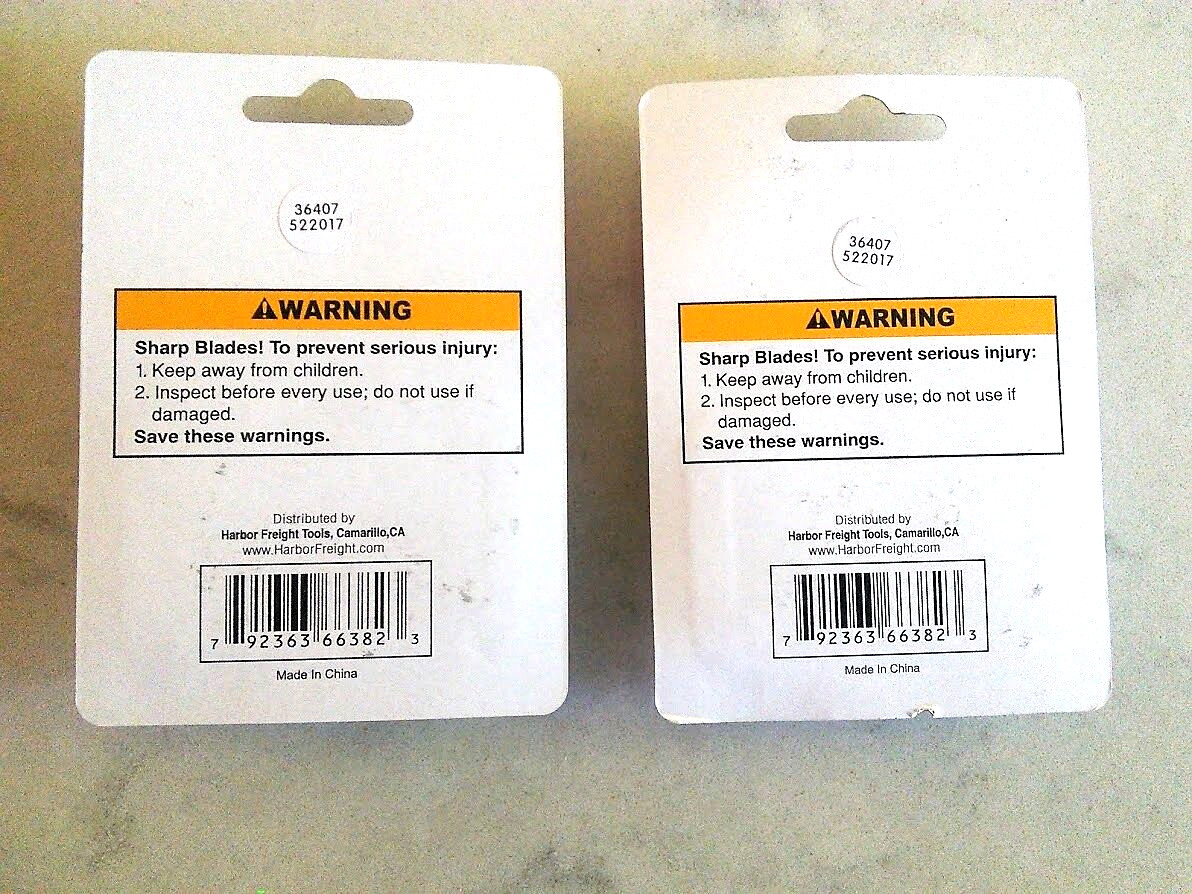 20 Single Edge Razor Blades for Scraper Tool