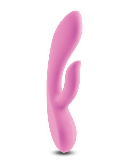 Obsession Pink Silicone Bonnie Vibrator with Clitoral Rechargeable Vibe Flexible