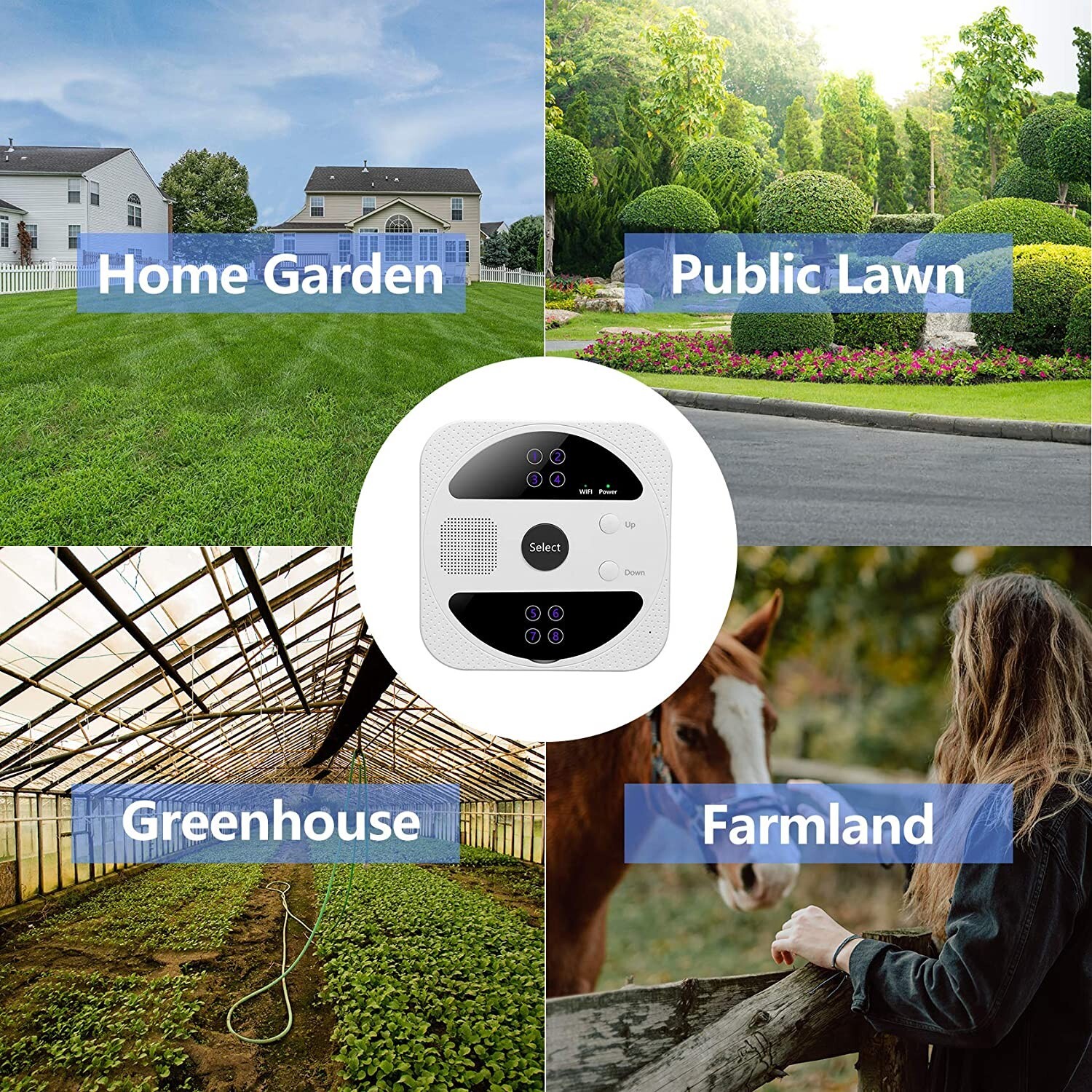 WiFi Smart Sprinkler Controller, Remote Access Watering Sprinkler/Irrigation