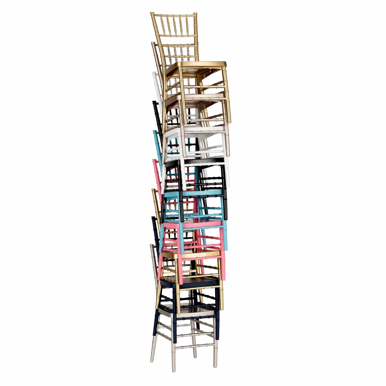 Turquoise Blue Mini Chiavari Chair 1:6 Scale Model by Chivari