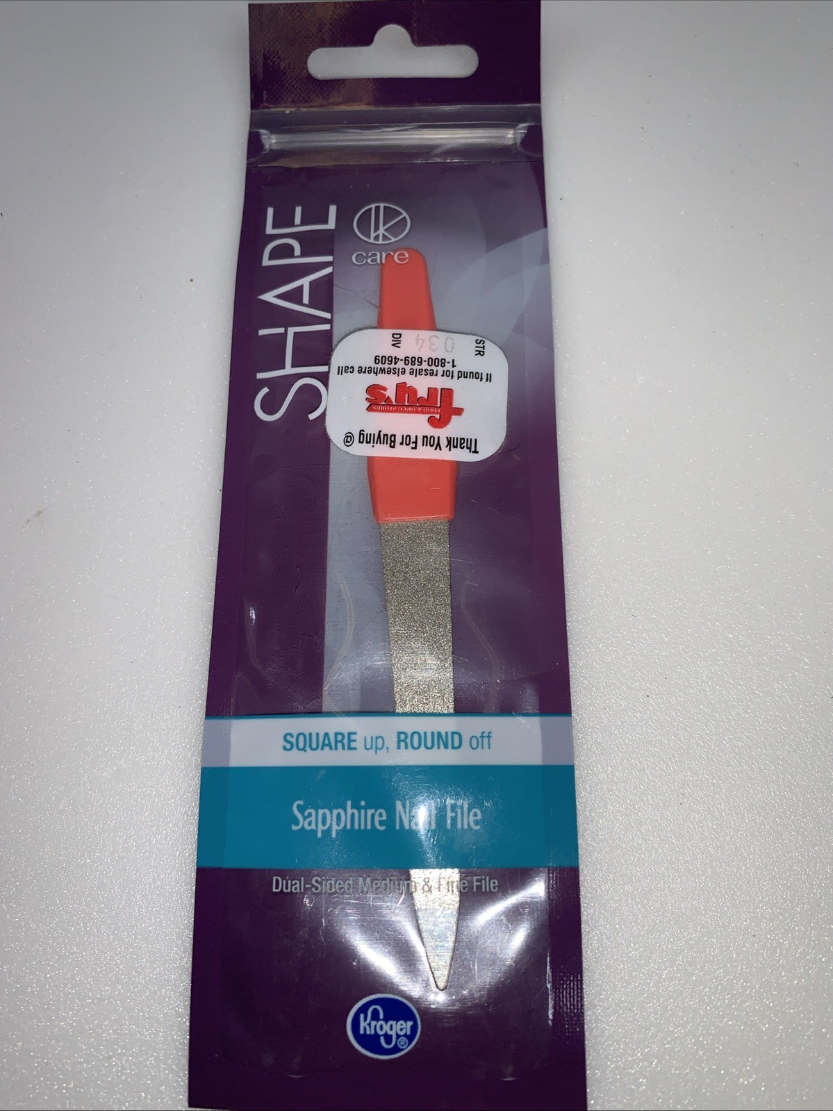 Sapphire Nail File Home Manicure Pedicure Tool Beauty and Personal Care Kroger
