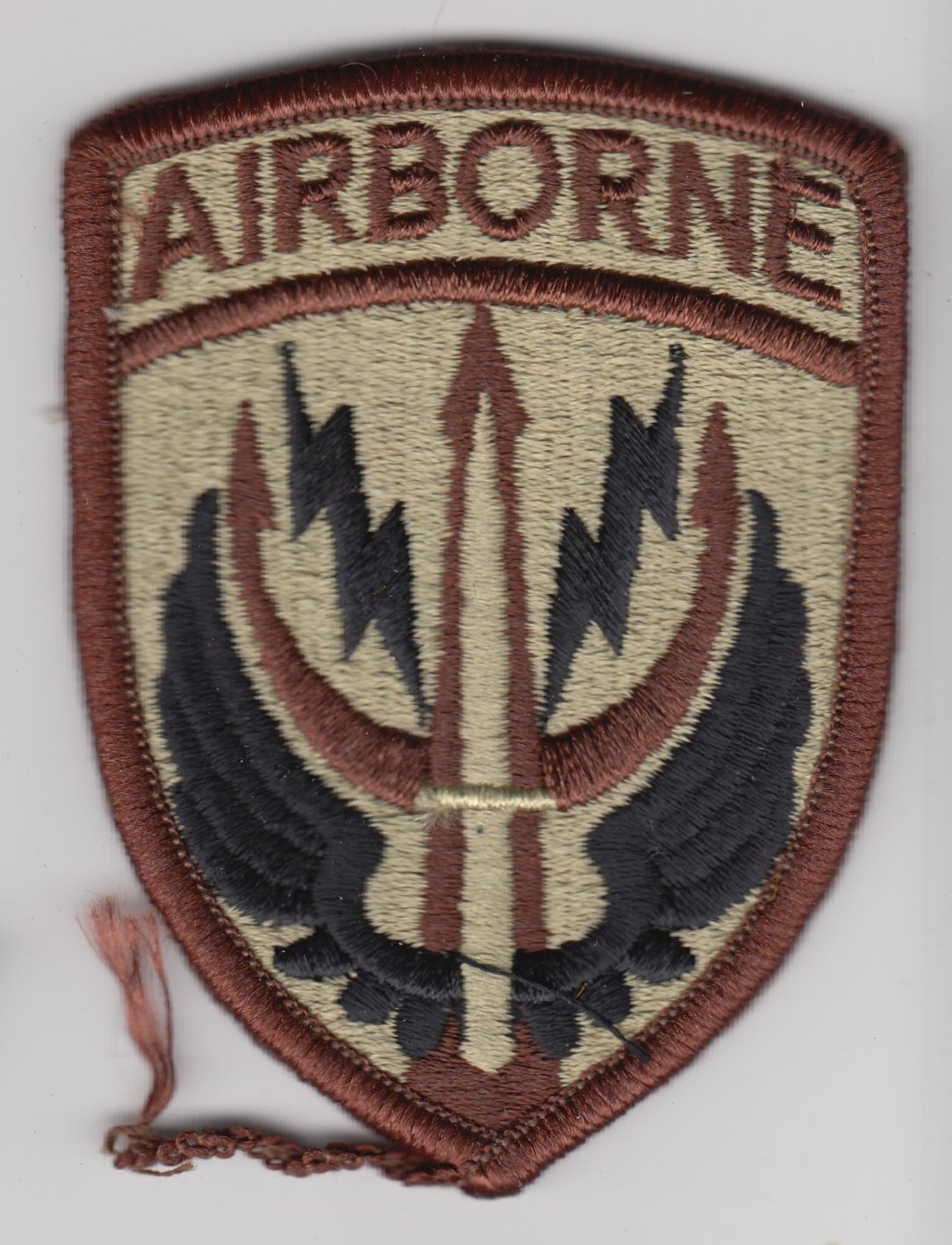 US Special Forces Command Central Airborne Patch Insignia Desert DCU SOCCENT