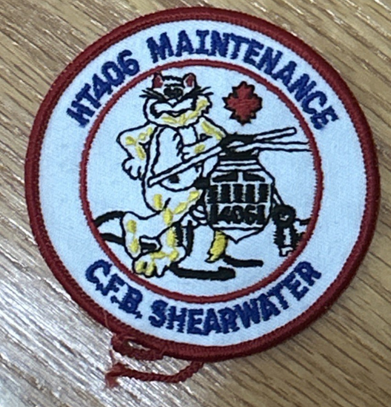 Royal Canadian Air Force HT406 Maintenance Unit CFB Shearwater Patch