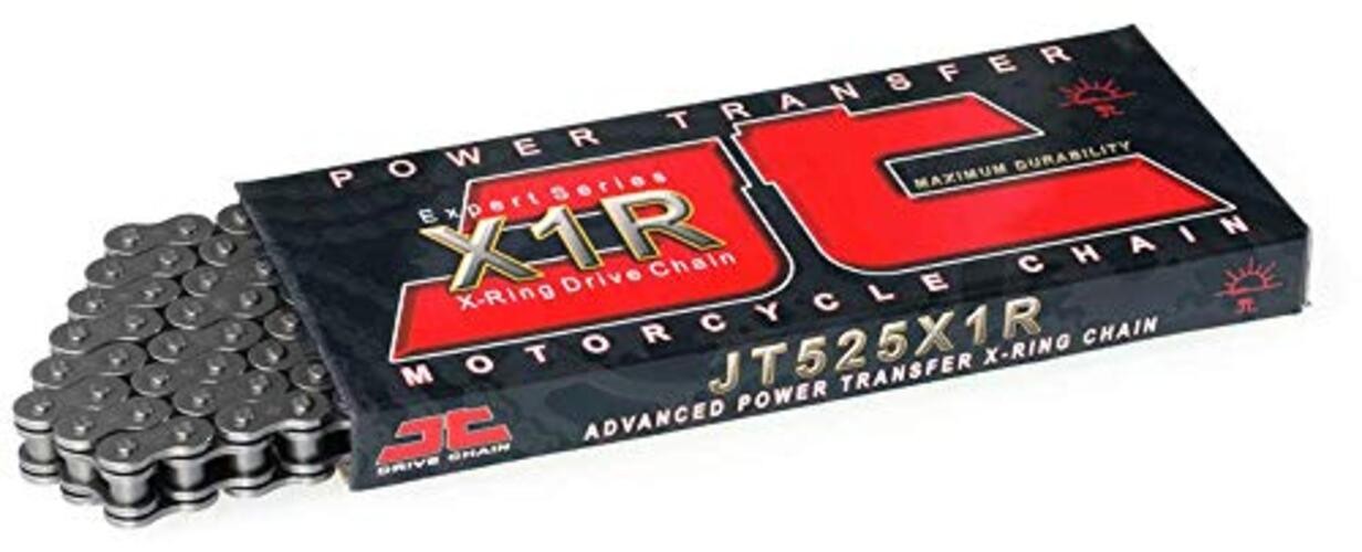 JT Chain JTC525X1R3120RL (525 Series) 120 Link Heavy Duty 120-Links Black Steel