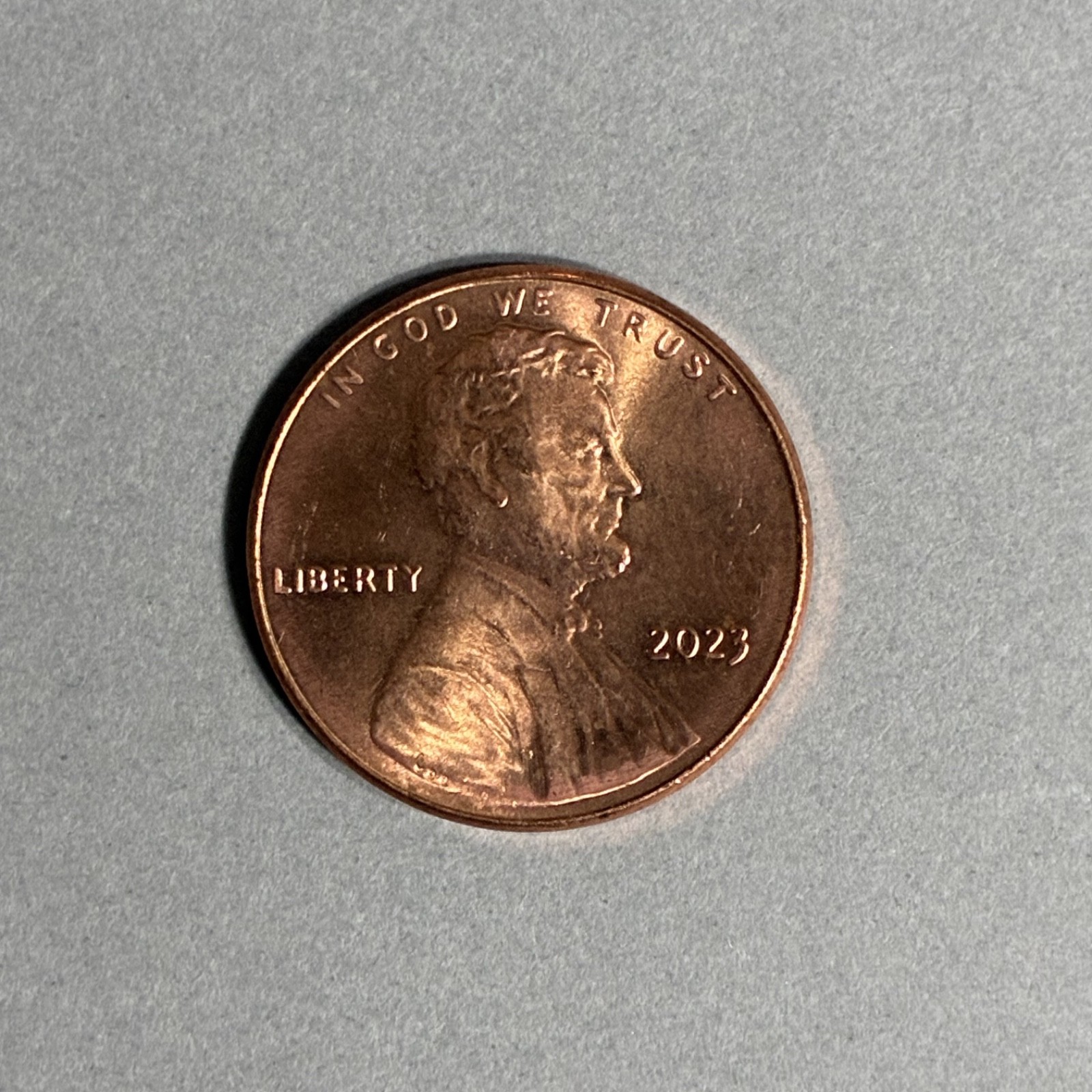 2023 PENNY NO MINT MARK LINCOLN SHIELD