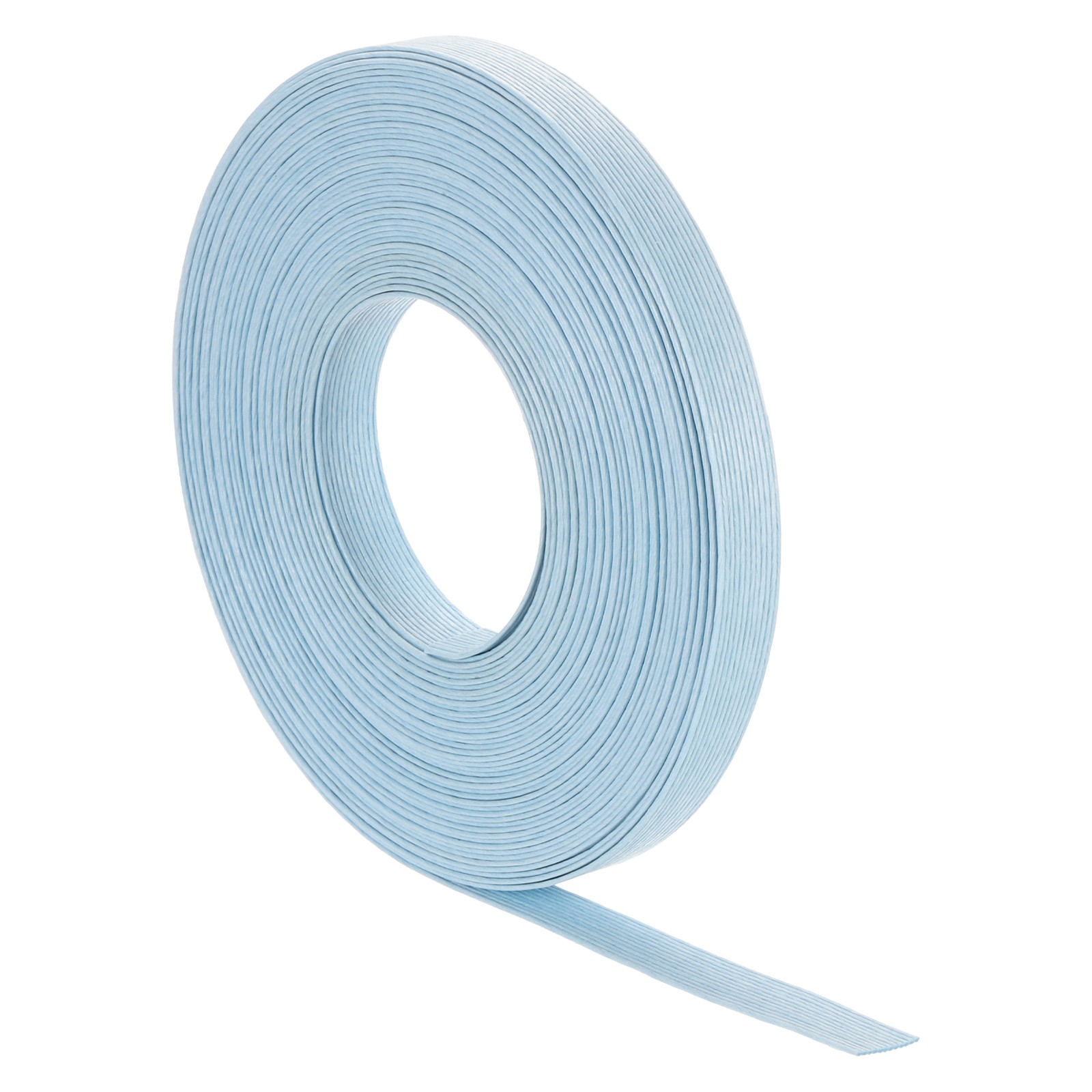16.4 Yards x 0.6" Paper Rattan Weaving Cane, Weave Supplies, Light Blue