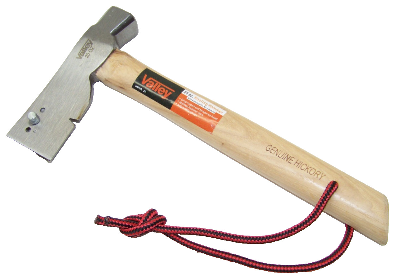 20 oz Roofing Hammer  Wooden Hickory Handle Milled Face Shingles Hammer Hatchet