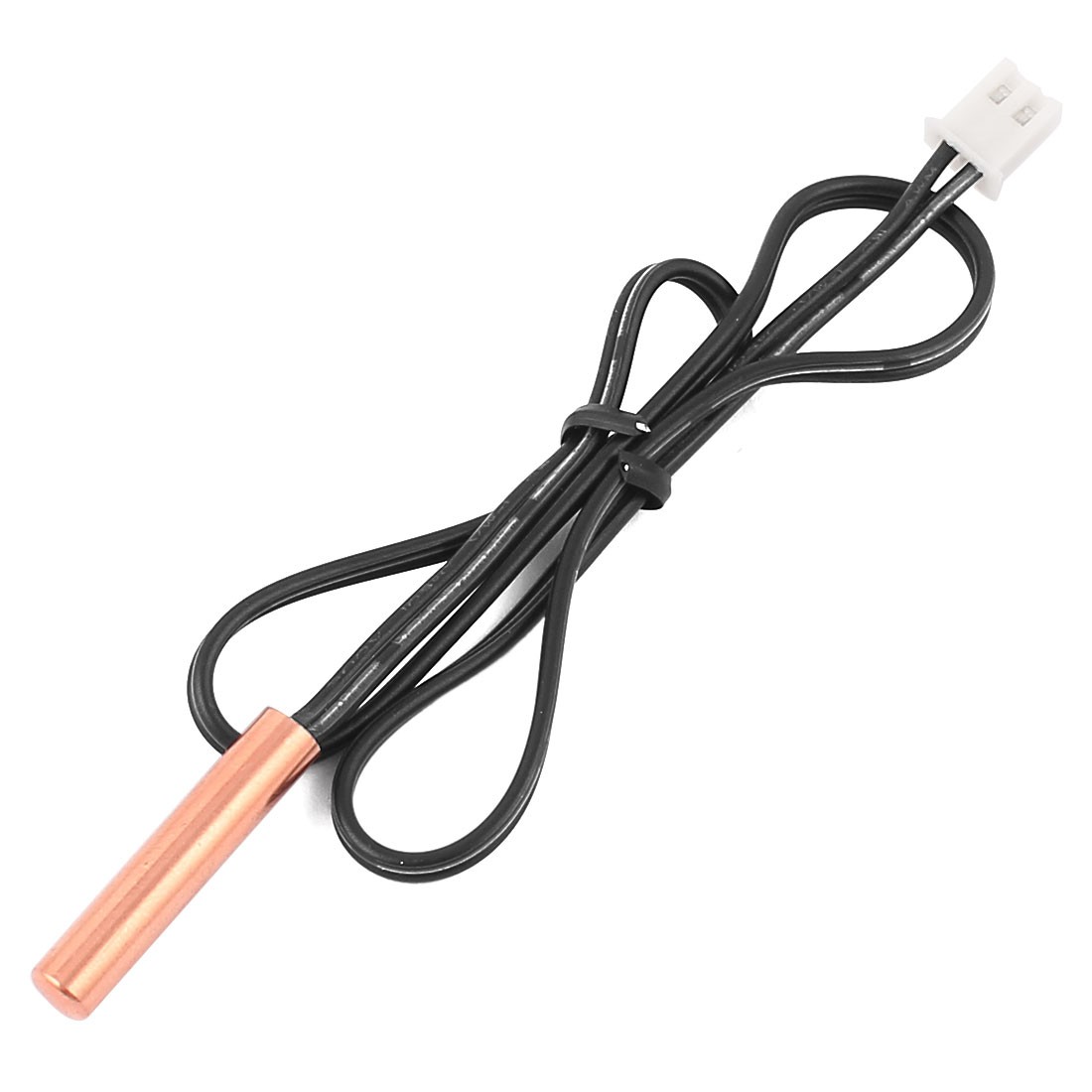 Copper Tone Head Temperature Thermal Thermistor TC 5K Probe Sensor 15" Long