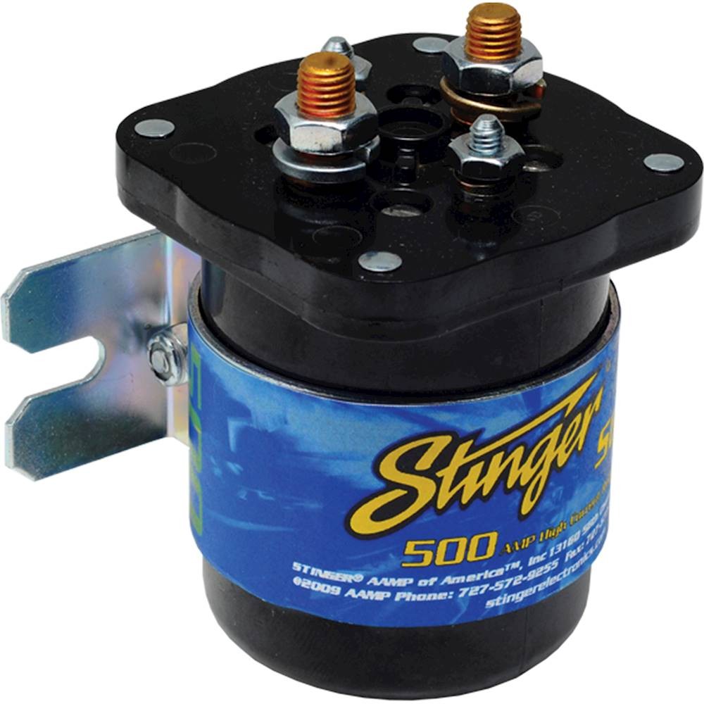 STINGER SGP35 500 AMP CAR BATTERY RELAY & ISOLATOR (500A CONSTANT | 900A PEAK)