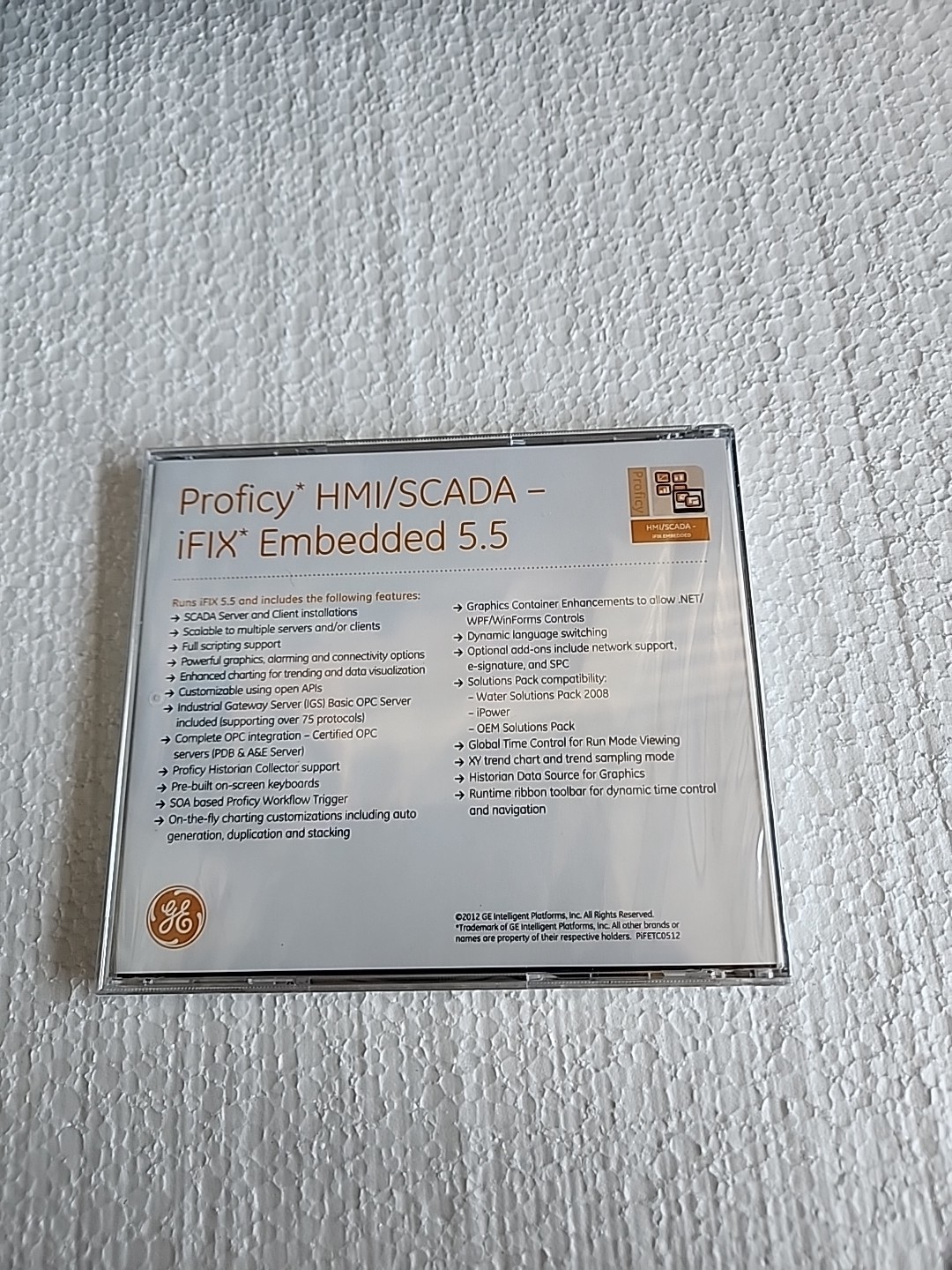 GE PROFICY HMI/SCADA iFIX EMBEDDED 5.5 SOFTWARE