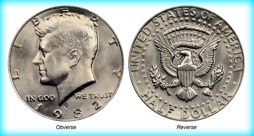1982-P Kennedy Half Dollar ~ Choice BU MS UNC UNCIRCULATED 50c ~ US Coin