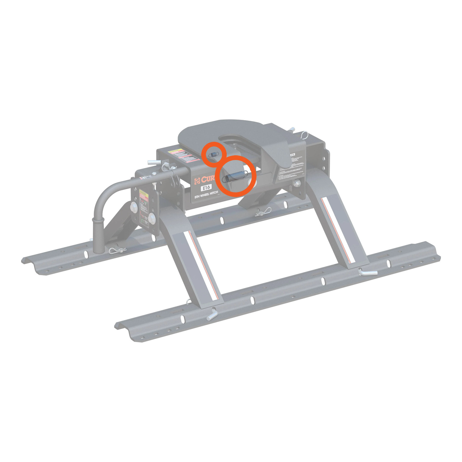 Curt-Replacement E16 5th Wheel Hitch Head Springs