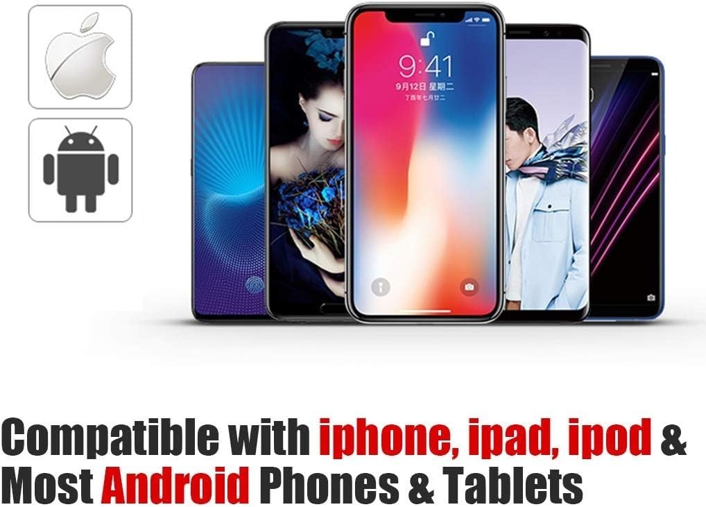 Upgraded Bluetooth 5.0 Remote Shutter for iPhone & Android Camera Wireless