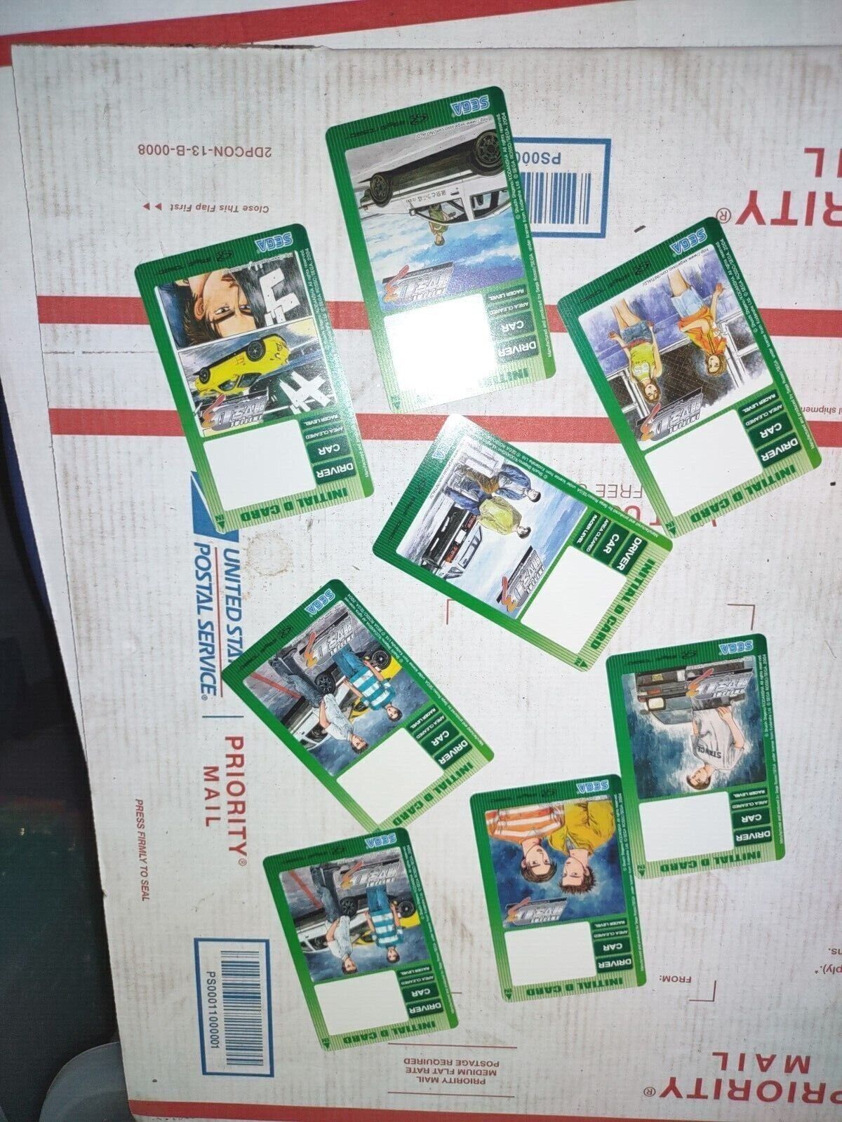 sega intial d 3 arcade game memory card #110