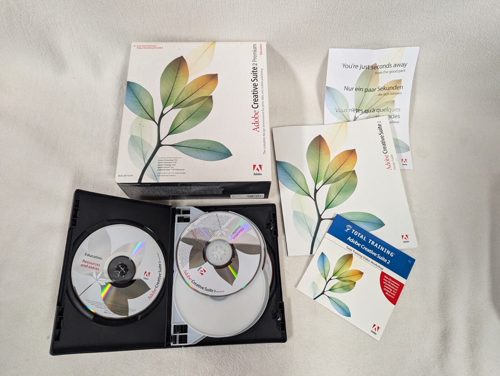 Adobe Creative Suite 2 Premium for Macintosh Mac w/ Serial Number - Complete!