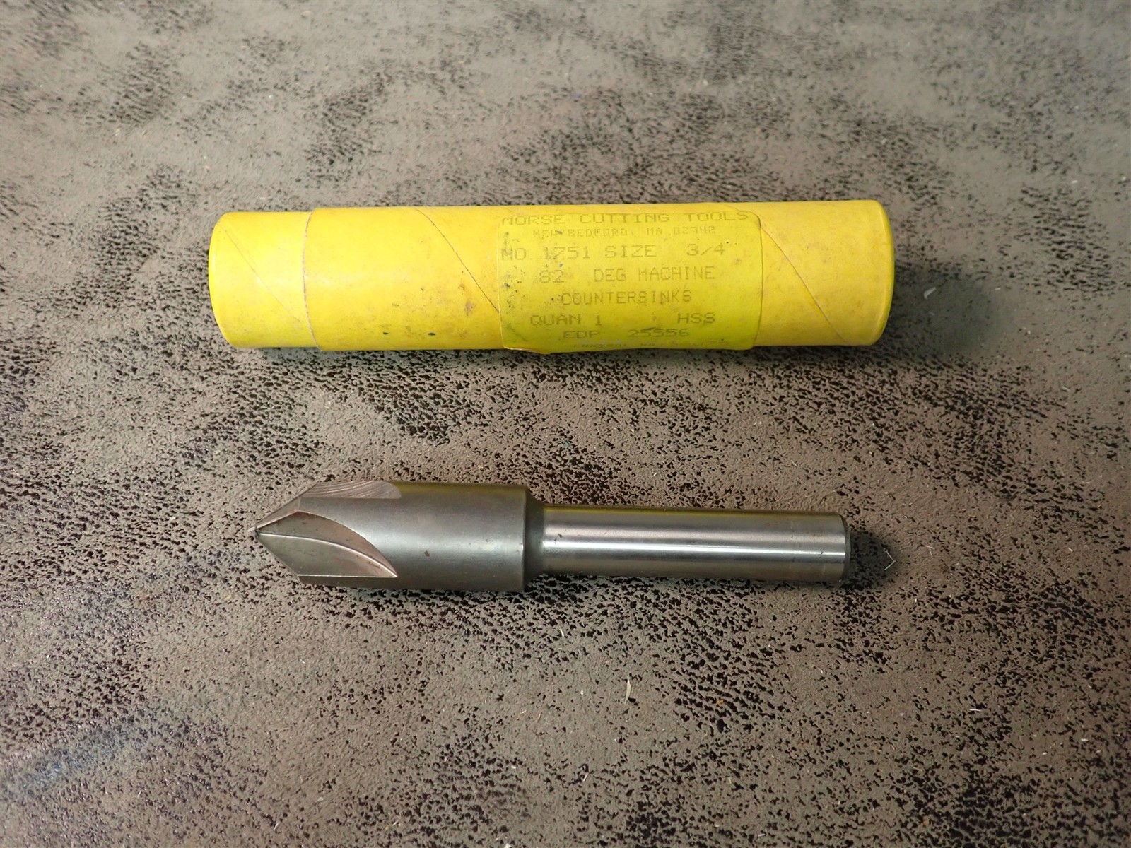 Morse 25556 Size 3/4" 82 Degree HSS 4 Flute Machine Countersink (BN52)